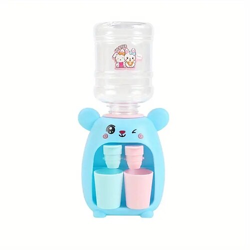 MOUMOUTEN Mini Water Dispenser, Cute Animal Shape Bottled Water Cooler  Drinking Stand, Simulation Cartoon Water Dispenser with Cup Water Bottle,  for