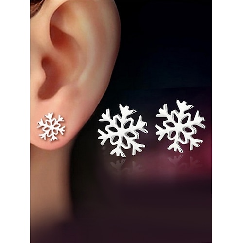

Women's Earrings Fashion Christmas Snowflake Earring