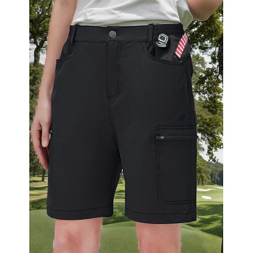 

Women's Tennis Shorts Golf Shorts Breathable Quick Dry Moisture Wicking Golf Apparel Golf Clothes Side Pockets Solid Color Summer Spring Tennis Golf Pickleball