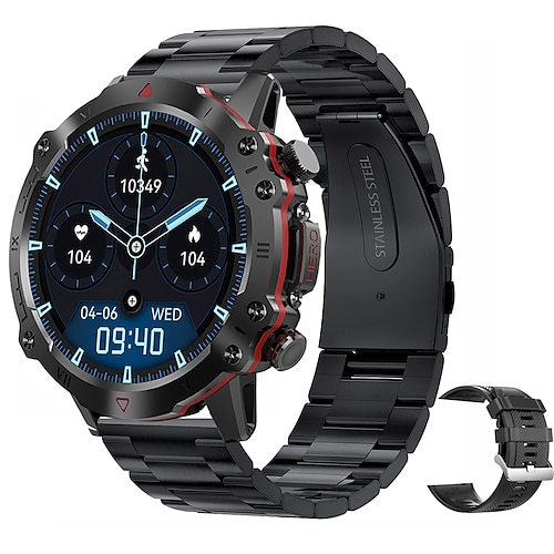 

Reloj inteligente para exteriores imosi, reloj inteligente de 1,39 pulgadas, reloj deportivo para correr, podómetro bluetooth, recordatorio de llamadas, rastreador de actividad, compatible con Android