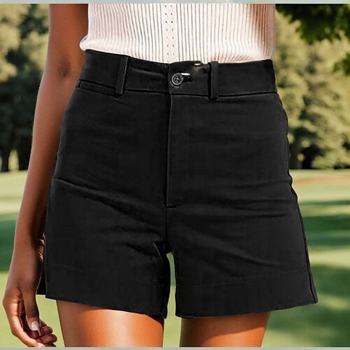 

Femme Short de tennis Short de Golf Respirable Doux Vêtements de golf Bas Avec poches Couleur unie Eté Printemps Tennis Le golf Pickleball