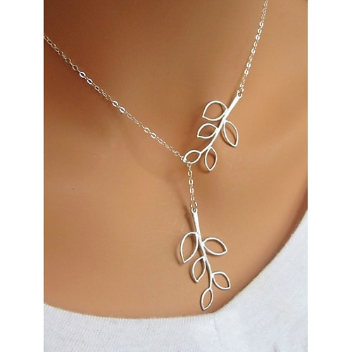 

Mujer Collares Moda Exterior Hoja Collares