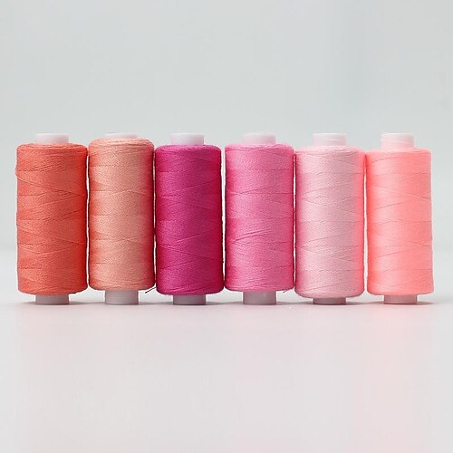 10 Spools Sewing Threads Kits 400 Yards/ Spool Polyester Thread Quilting  402 Thread Assortment for Hand Machine Sewing Embroidery 2024 - $5.49