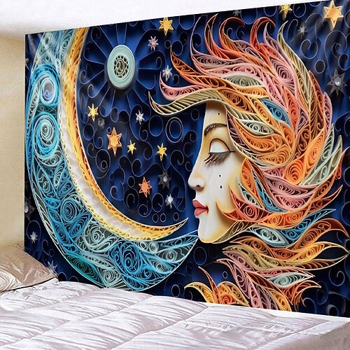 

Kaleidoscope Hanging Tapestry Wall Art Large Tapestry Mural Decor Photograph Backdrop Blanket Curtain Home Bedroom Living Room Decoration