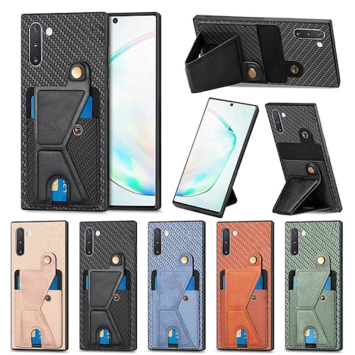 

Phone Case For Samsung Galaxy S23 S22 Ultra Plus S21 FE S20 A14 A34 A54 A73 / A53 / A33 / A23 / A13 / A03 Back Cover Bumper Frame Leather With Card Holder Solid Colored TPU Nylon PU Leather