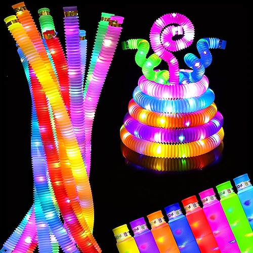 

поп-трубки fidget led jumbo загораются поп-трубки fidget большие светящиеся палочки светятся в темноте для праздничных принадлежностей