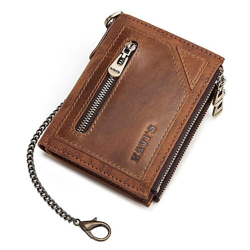 KAVI's Men's Genuine Luxury Leather Wallet and Credit Card Holder