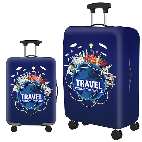 Durable Travel Luggage Cover, Dacron Elastic Suitcase Cover