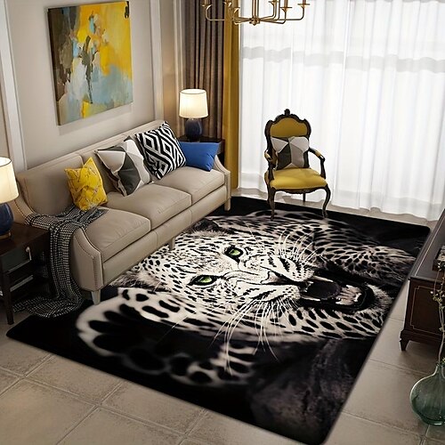 

Tapetes de chita para sala de estar tapetes macios de área grande leão tigre leopardo tapete de porta para quarto decoração de casa tapetes tribais tapete para decoração de quarto de adolescentes
