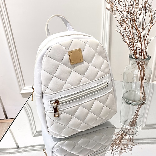 Mochila de cuero para mujer, bolso de moda multifunción para teléfono,  Mochila escolar para mujer, bolsos de hombro para mujer Fivean unisex