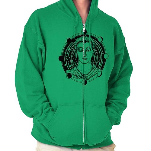 

Homme Sweat à capuche zippé Veste Noir Rouge Bleu Vert Gris Clair Capuche Imprimés Photos Zippé Imprimer Sport Loisir du quotidien Des sports 3D effet Vêtement de rue Design Décontractées Printemps