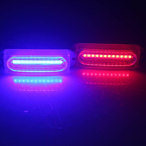 

2 uds., luces estroboscópicas para motocicleta, luz intermitente automática, estroboscopios, luz estroboscópica, luz de advertencia de seguridad de emergencia