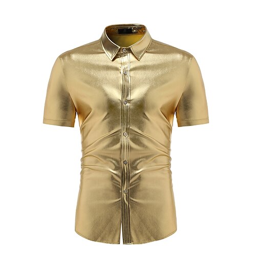 

Disco Años 80 Metálico Brillante Blusa / Falda Baile de Máscaras Disco Hombre Cosplay Disfraz Mascarada Fiesta / Noche Blusa