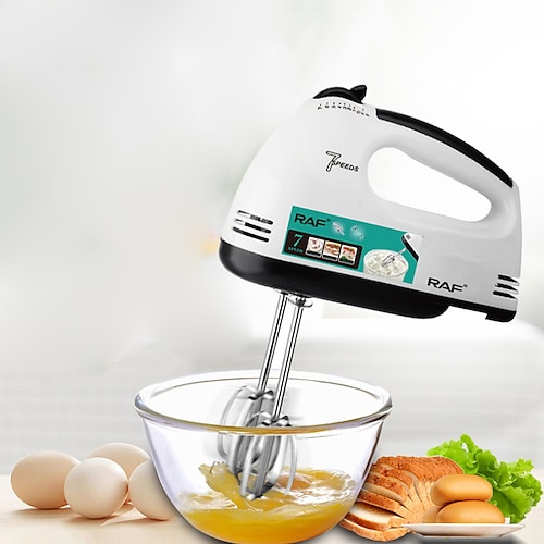 Electric Handheld Whisk 7 Speed Hand Mixer Kitchen Egg Beater