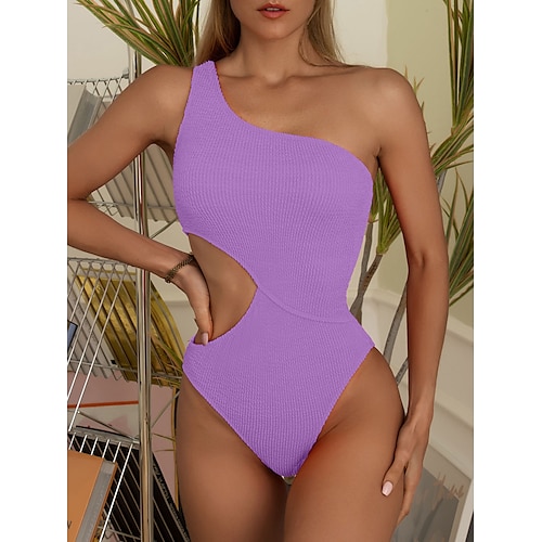 

Maillots de Bain Une pièce Maillot de bain Femme Découpé Plein Normal Body Maillots de bain Sportif Tenues de plage Eté