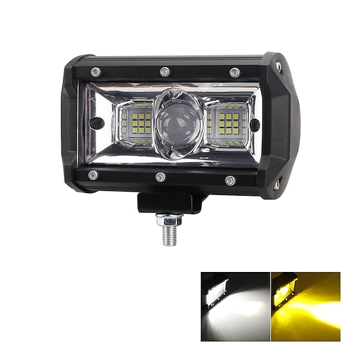 

Auto-LED-Lichtleiste, Arbeitslicht, Flutlicht, LED-Strahlen, Tagfahrlicht, 12 V, 24 V, für Lada-Traktoren, Boot, 4x4, LKW, SUV, ATV, Nebelscheinwerfer, weiß und gelb