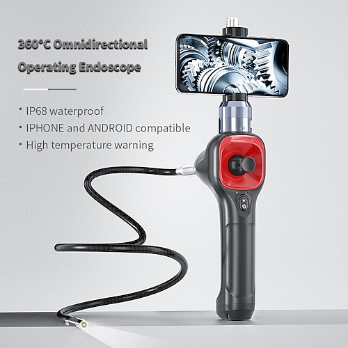 

Endoscope numérique de caméra d'endoscope industriel avec 1080P (1920×1080) 0 pouce Caméra d'inspection 1.0m (3ft) 2 mp Portable Enregistrement d'images et fonction vidéo Lampe LED Imperméable