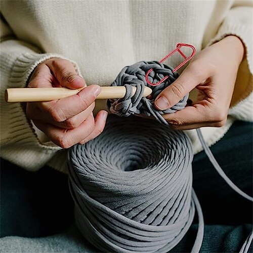 12 PCS Knitting Stitch Holder 6 Size Aluminum Yarn Stitch Holders Stitch  Markers for Crocheting Practical Knitting Crochet Tools for Knitting  Notions