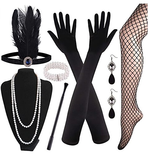 

Rétro Vintage 1920s Gatsby le magnifique Tenue Cosplay Costume Noël Soirée Halloween Bracelet