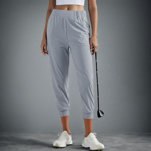 

Damen Golfhose Golfbekleidung Atmungsaktiv Schnelltrocknend Feuchtigkeitsableitung Golfbekleidung Golfkleidung Seitentaschen Feste Farbe Sommer Frühling Tennis Golfspiel Pickleball