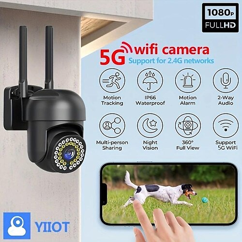 

Litbest Webcam 4k Mini-WLAN-Alarmerkennung, Unterstützung für Innenwohnungen