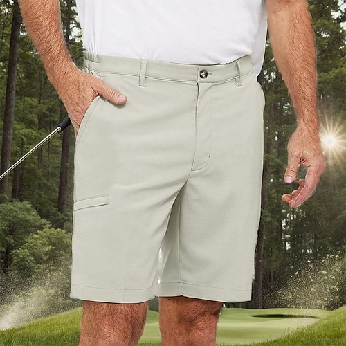 

Homme Short de Golf Avec poches Evacuation de l'humidité Cuissard Short Bas Avec poches Couleur unie Eté Printemps Tennis Le golf Pickleball