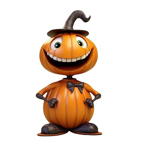  halloween dýně muž domácí zahradní dekorace socha desktop ornament pryskyřice řemesla