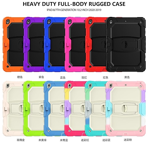 

Tableta Carcasa Funda Para Samsung Galaxy Tab A 8.0 A8 A7 Lite Mango Portalápiz Tirantes de Hombro Armadura ordenador personal Silicona Para Niños