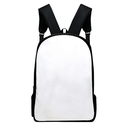 

Herren Damen Rucksack 3D Rucksack Schulanfang Täglich Oxford Stoff Hohe Kapazität Atmungsaktiv Leichtgewichtig Reißverschluss Weiß