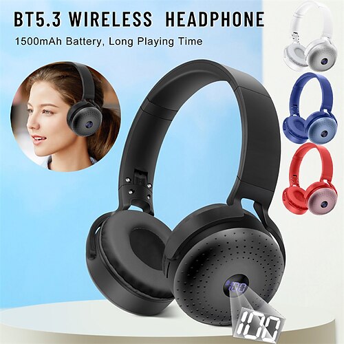 

AKZ-M10 Over-Ear-Kopfhörer Über Ohr Bluetooth 5.3 Wasserdicht Ergonomisches Design HIFI für Apple Samsung Huawei Xiaomi MI Campen und Wandern Für den täglichen Einsatz Radsport Handy Reise Auto