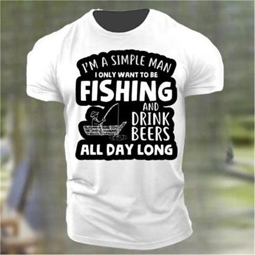 

Herren T Shirt Grafischen T-Shirt Legerer Stil Klassicher Stil Buchstabe Grafik-Drucke Rundhalsausschnitt Bekleidung Outdoor Strasse Kurzarm Bedruckt Modisch Designer Brautkleider schlicht