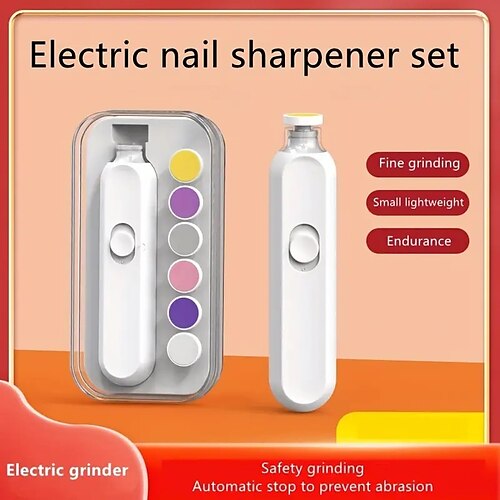 

conjunto de apontador de unhas elétrico bebê e apontador de unhas de bebê conjunto de cortador de unhas