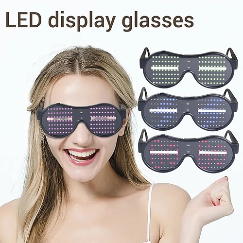 

Quick Flash Led Glasses Battery-powered Luminous Party Glasses Grand Event Party Chritmas Decorations