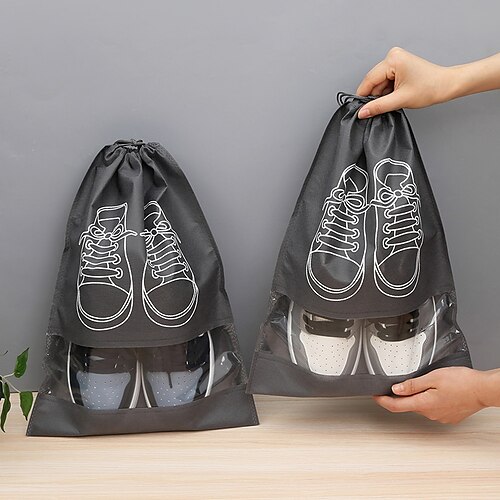 Shoes Storage Bag Non-woven Shoes Bag Waterproof Dustproof Travel