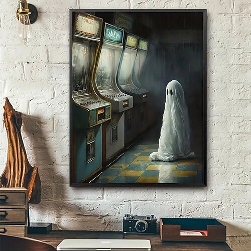 

Lienzo de arte de pared de halloween, impresiones de fantasmas y carteles de terror, cuadros decorativos, pintura de tela para cuadros para el salón, sin marco