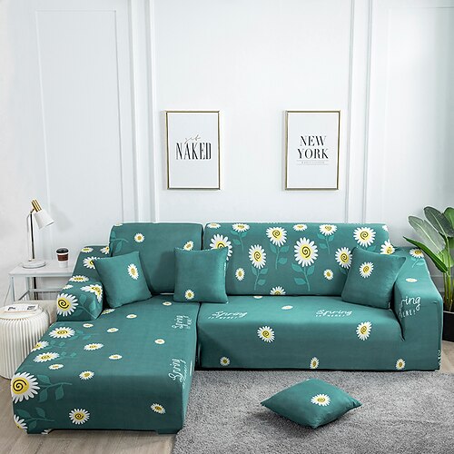 

Sunflower Couch Covers Sectional Sofa Cover For Dogs Pet, Farmhouse Slipcovers For Love Seat, L Shaped,3 Seater, U Shaped, Arm Chair Washable Couch Protector Soft Durable