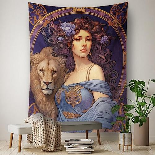 

Konstellation Tarot hängende Tapisserie Wandkunst große Tapisserie Wandbild Dekor Foto Hintergrund Decke Vorhang Zuhause Schlafzimmer Wohnzimmer Dekoration