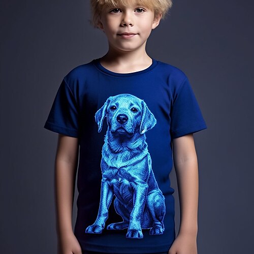 

Para Meninos Camiseta Manga Curta Camisa Camiseta Gráfico Animal Panda Impressão 3D Ativo Esportes Moda Poliéster Ao ar livre Casual Diário Infantil Crewneck 3-12 anos Gráfico impresso em 3D Normal