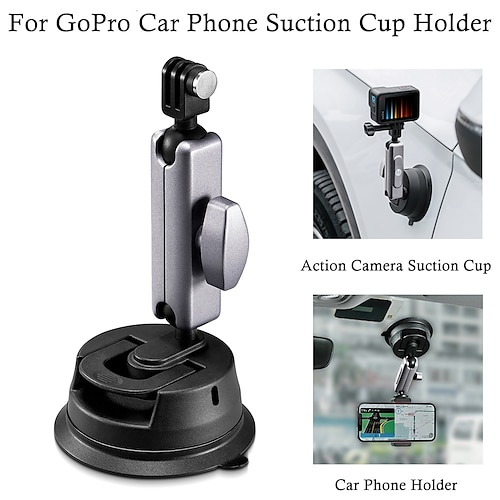 

Convient pour gopro insta360 dji caméra de sport ventouse enregistreur de voiture réglable support de ventouse