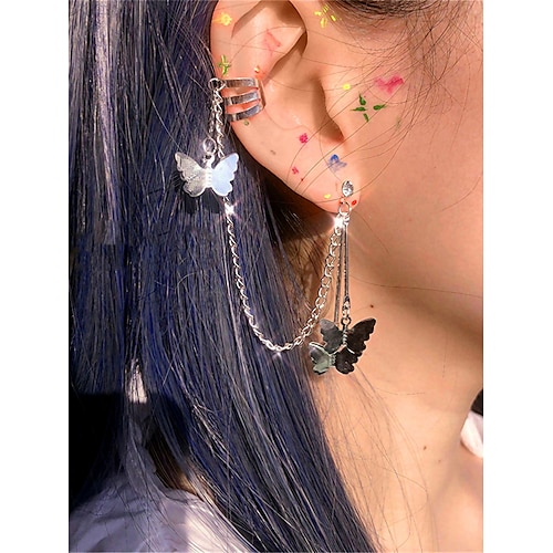 

Femme Boucles d'oreille Mode Extérieur Papillon Boucle d'oreille