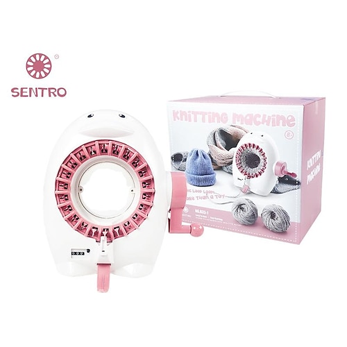 48-Needle Star Cylindrical Wool Knitting Machine New Product Mushroom House  32 Knitting Sweater Adult Children Hand Knitting Machine Go to School  Holiday Gifts for Kids 2023 - US $58.99