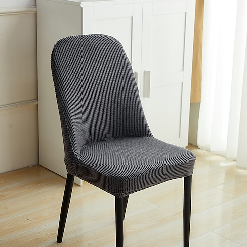 

Funda para silla de comedor, funda elástica para asiento de casa de campo, funda lavable de licra, protector de cocina para comedor, ceremonia de boda, duradera