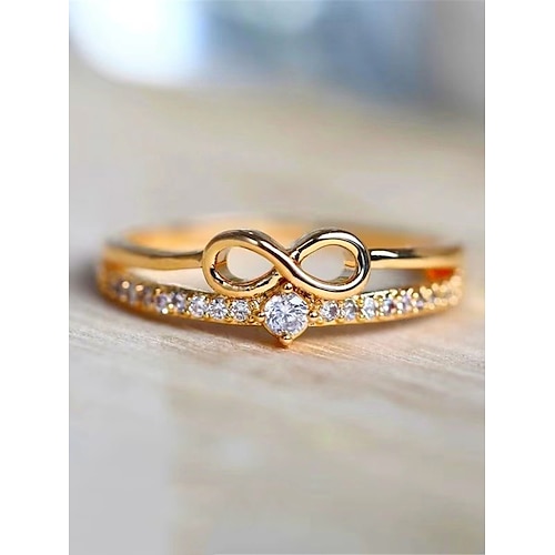 

Women's Rings Romantic Street Ribbon bow Ring