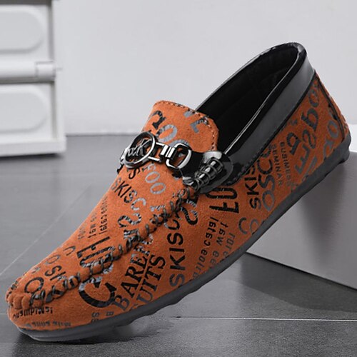 

Herren Loafer Slip On Freizeitschuhe für Herren Mokkasin Brautkleider schlicht Hochzeit Täglich Wanderschuhe Kunstleder Atmungsaktiv Komfortabel Rutschfest Schwarz Braun Sommer Frühling