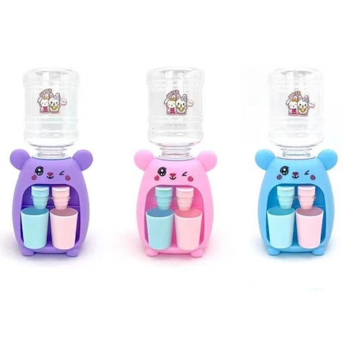 Cartoon Water Dispenser for Children Gift Cute Water Juice Milk Drinking  Fountain Simulation Mini Kitchen Toy