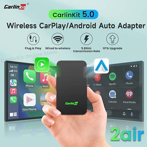 Carlinkit CPC200-2Air 2 Din Drahtloses Carplay Plug-and-Play