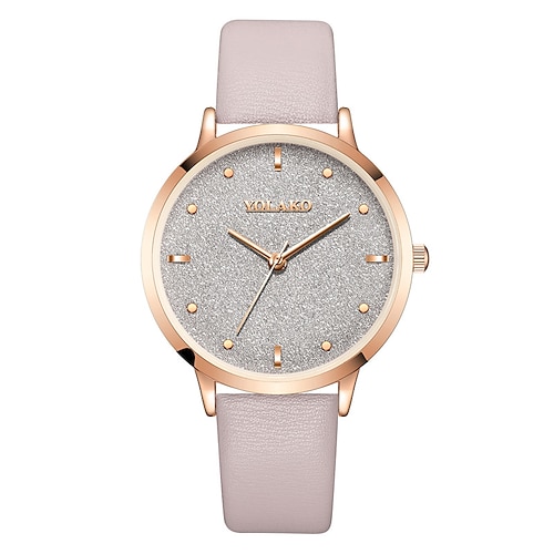 

Damen Quarz uhr Minimalistisch Lässige Uhr WASSERDICHT PU - Leder Beobachten