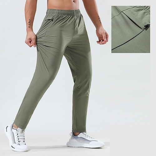 

Men's Golf Pants Golf Apparel Breathable Quick Dry Moisture Wicking Golf Apparel Golf Clothes Side Pockets Solid Color Summer Spring Autumn Tennis Golf Pickleball