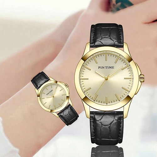 

Feminino Relógios de Quartzo Relógio Casual IMPERMEÁVEL Tira de couro Assista