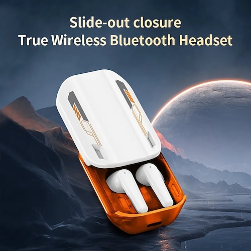 

Bluetooth 5.3 Wireless Headset TWS Noise Cancelling Headphones with a Microphone Game Movement Waterproof Headphones